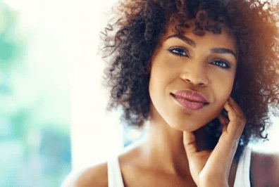 African American woman smiling