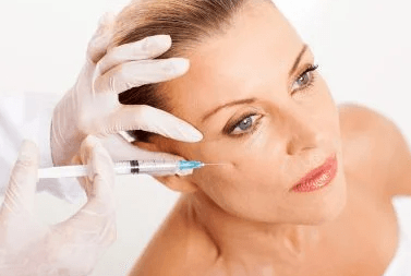 woman getting injection